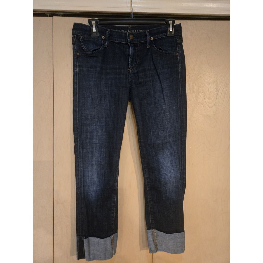 Citizens‎ of Humanity Dani Cropped Straight Leg Jeans Dark Wash Size 26 **READ